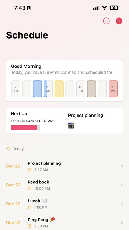 Nural: Schedule, Plan, Achieve