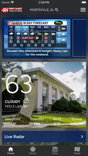 waff 48 first alert weather iphone screenshot 1