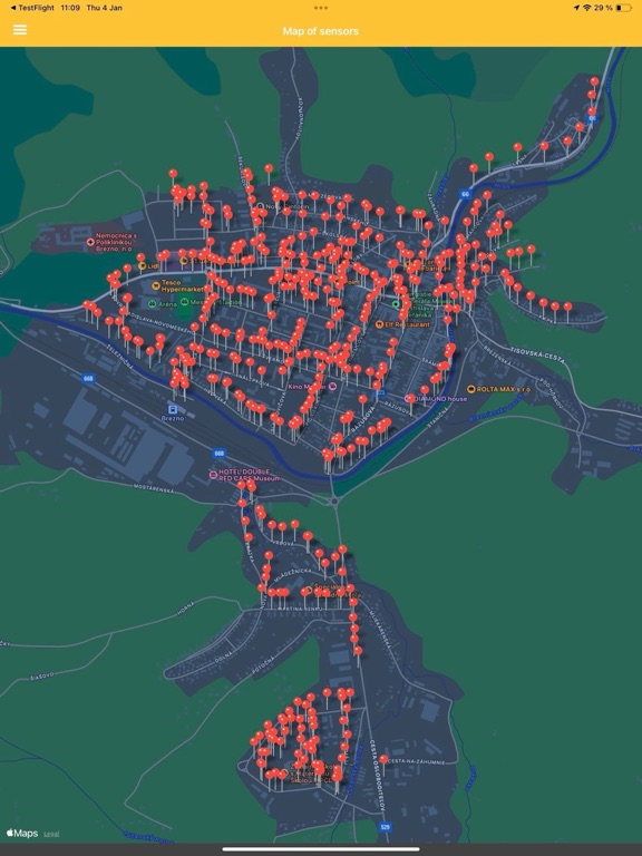 Screenshot #4 pour Brezno Smart City Sensors