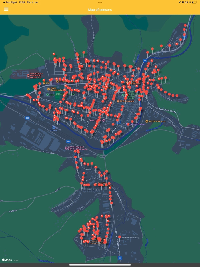 Brezno Smart City Sensors