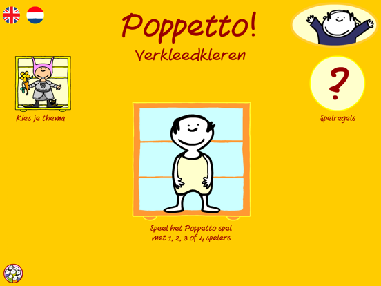 Poppetto Verkleed iPad app afbeelding 1