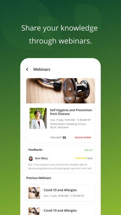 Hcura Pro: Homeopathic Doctors Screenshot