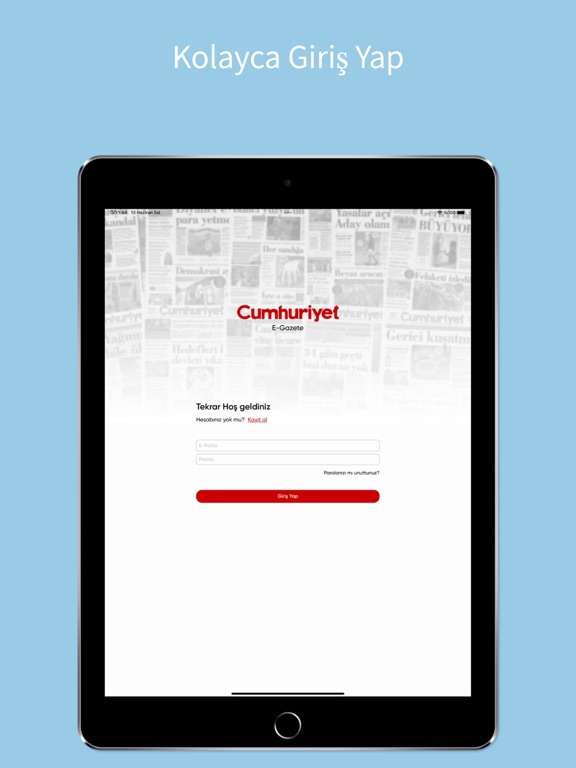 Cumhuriyet-E-Gazete iPad screenshot 2 - News app