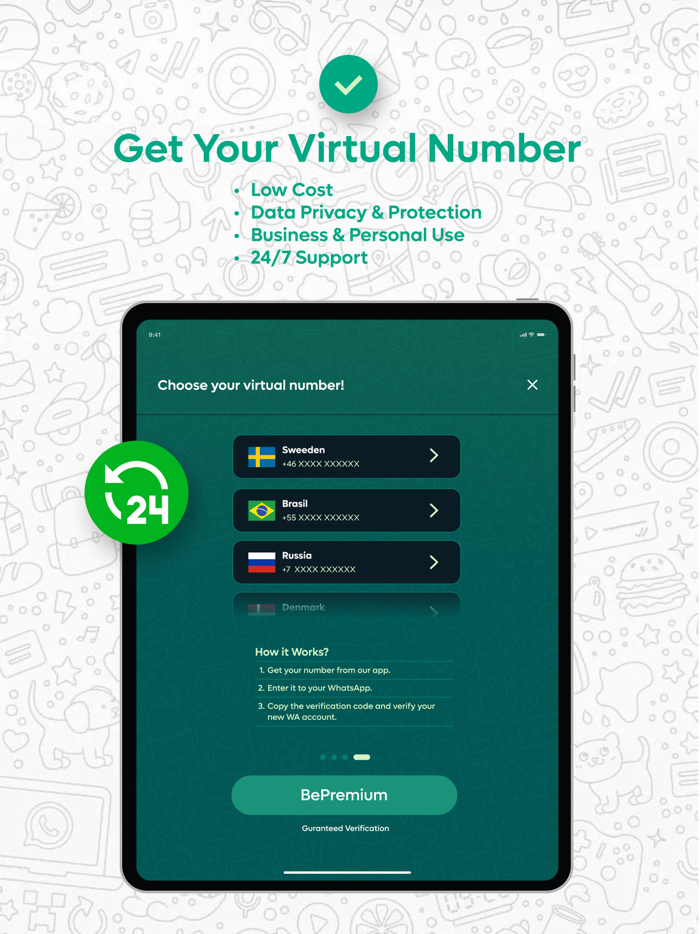 Virtual Number for WA - waNum