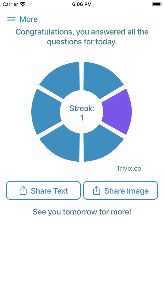 #3. Trivix : Daily Trivia Quiz (iOS) 由: Stephane Ordonneau