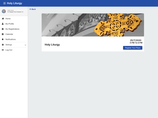 St. George Church Hampton VA iPad screenshot 4 - Lifestyle app