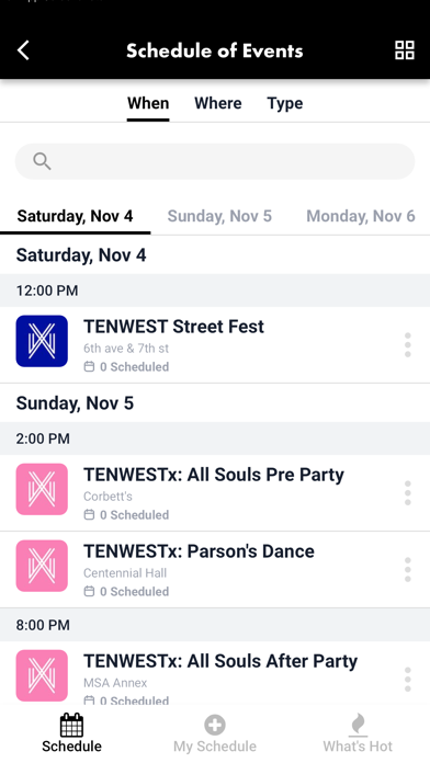 Tenwest Impact Festival Screenshot
