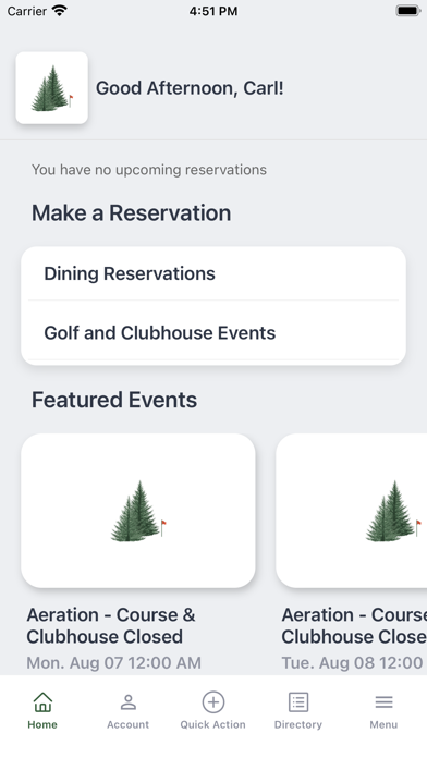 GlenArbor Golf Club Screenshot