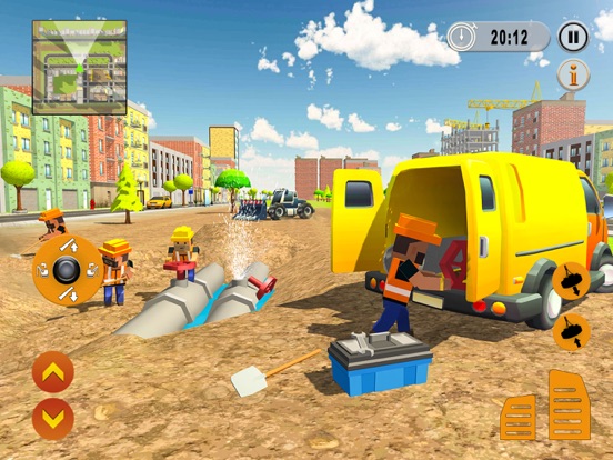stad Pijpleiding Bouw Sim iPad app afbeelding 5