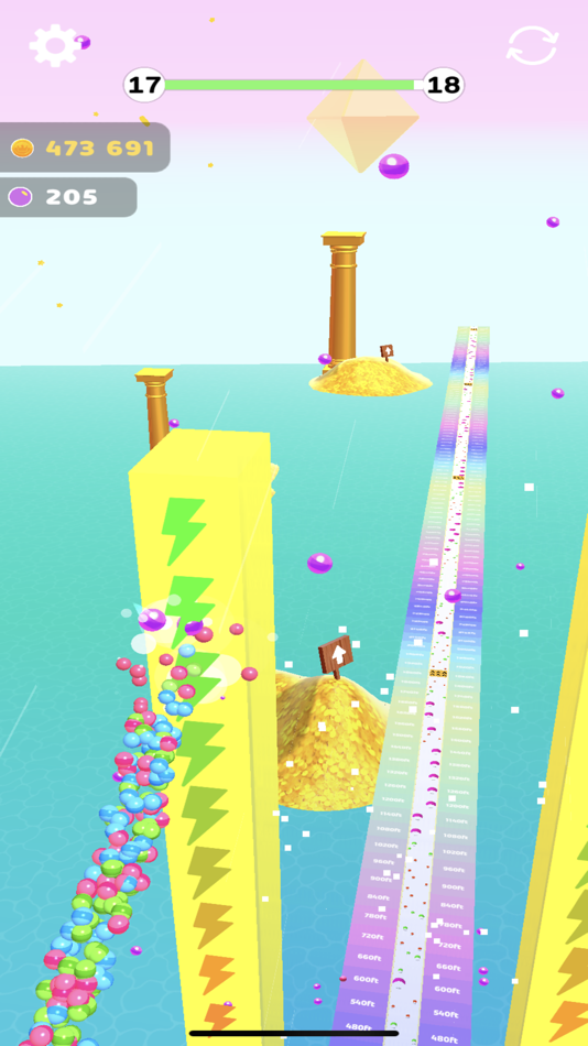 #4. Balls go High (iOS) 来自: Voodoo