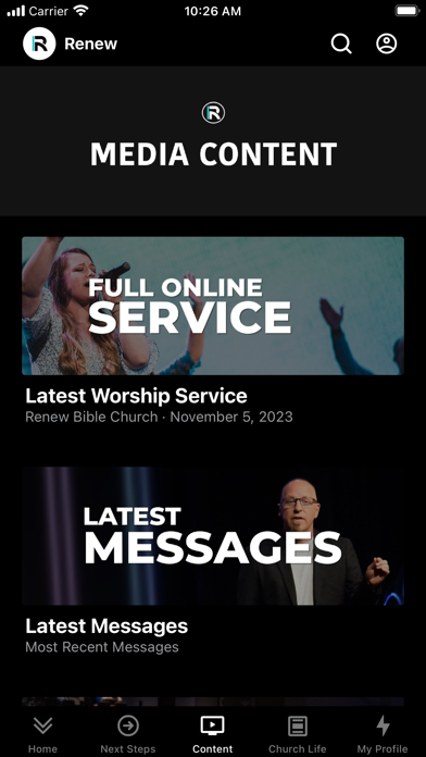 Renew Bible Church Screenshot