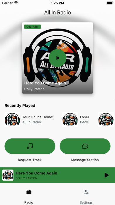 All In Radio Screenshot