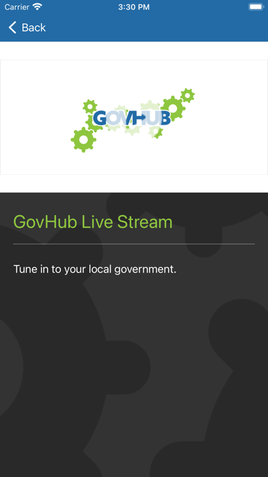 GovHub Media Screenshot