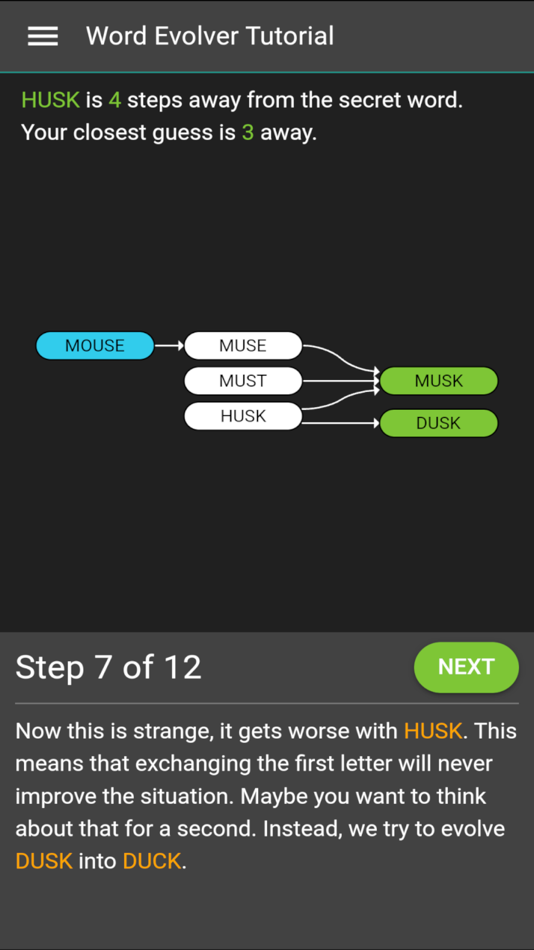#2. Word Evolver (iOS) Podle: Roland Wiese