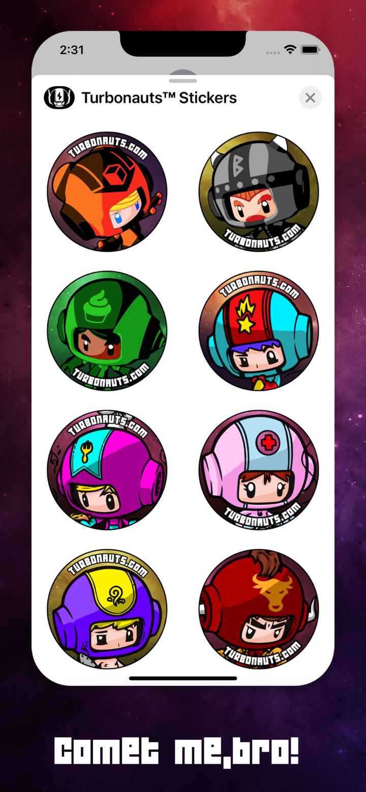 Turbonauts™ Stickers screenshot 3