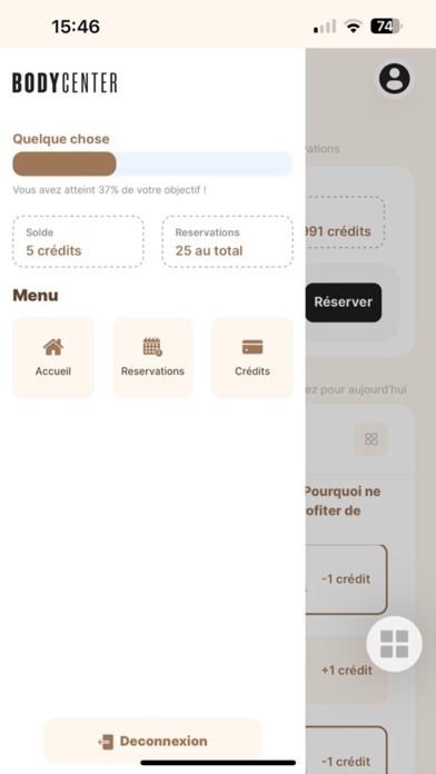 BODYCENTER Screenshot