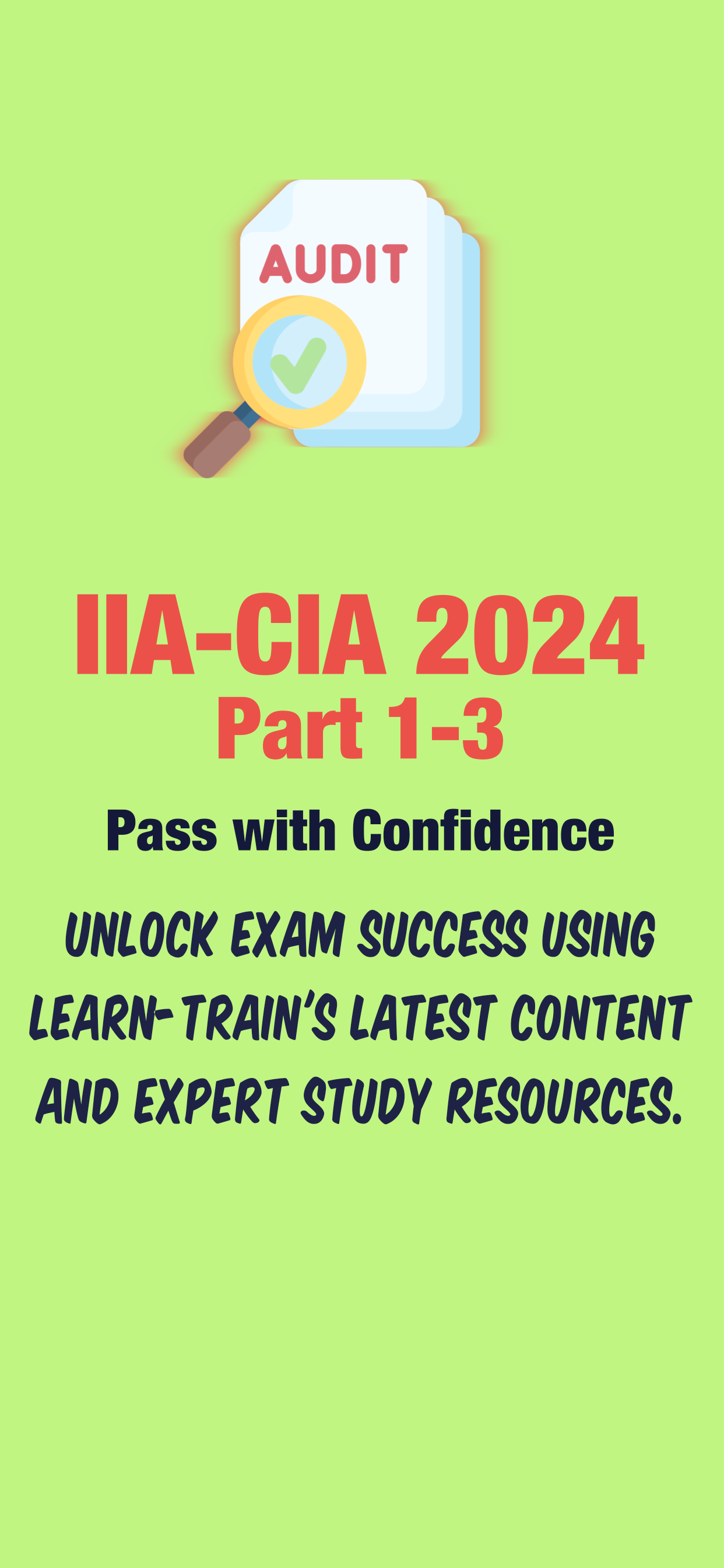 IIA-CIA Part 1-3 Prep 2024