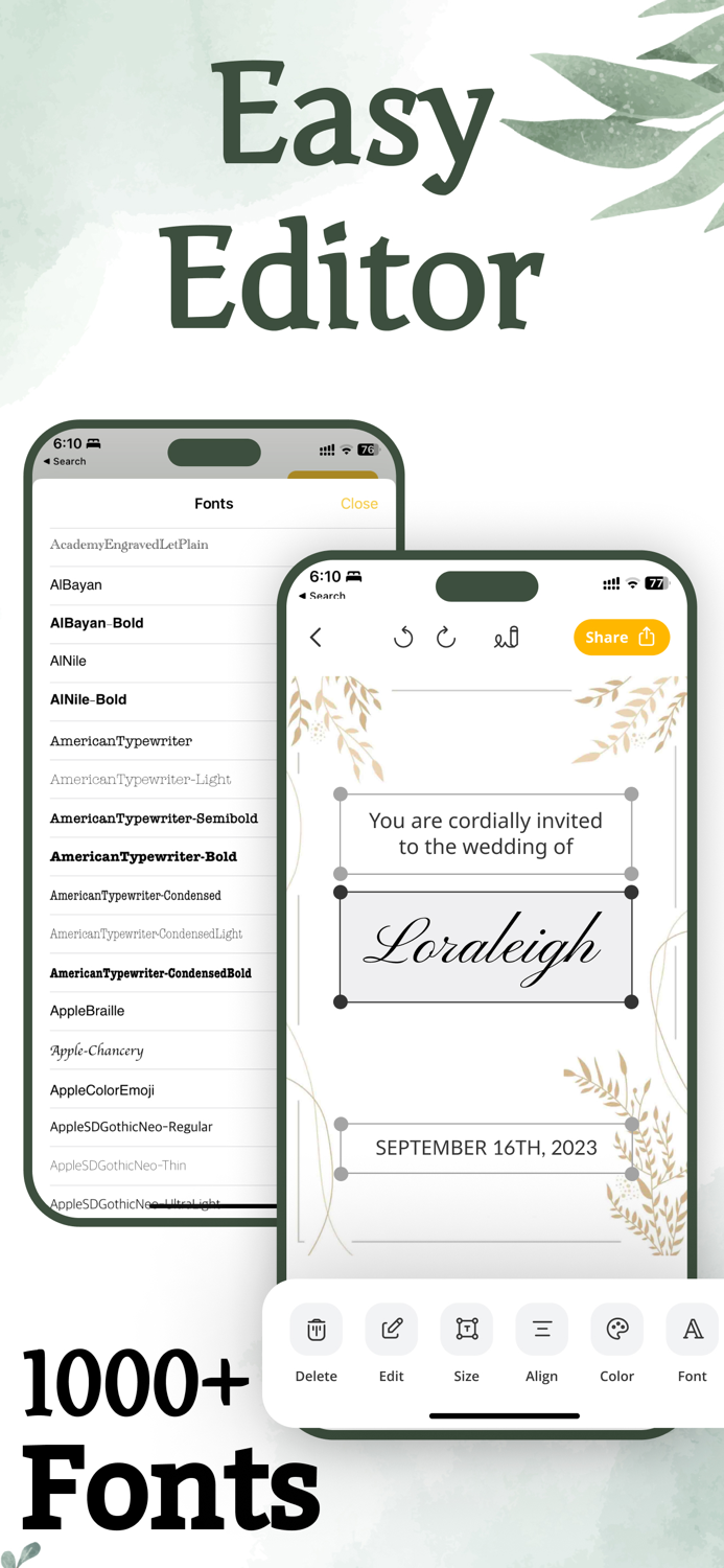 Invitation Maker Poster Card