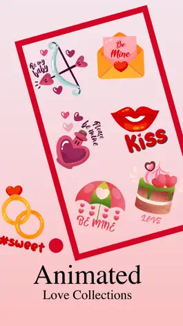 Game screenshot Animated Love Stickers! apk