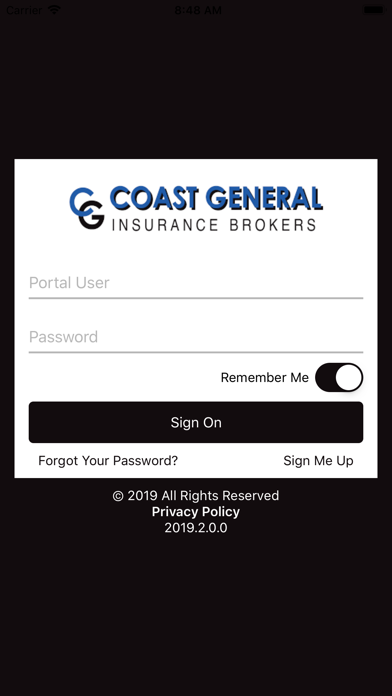 Coast General Ins Brokers Screenshot