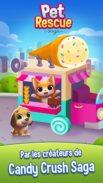 Screenshot #1 pour Pet Rescue Saga