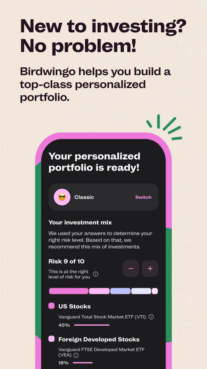 Birdwingo Start investing