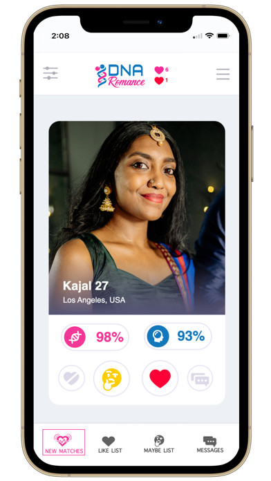 DNA Romance - Dating App Screenshot
