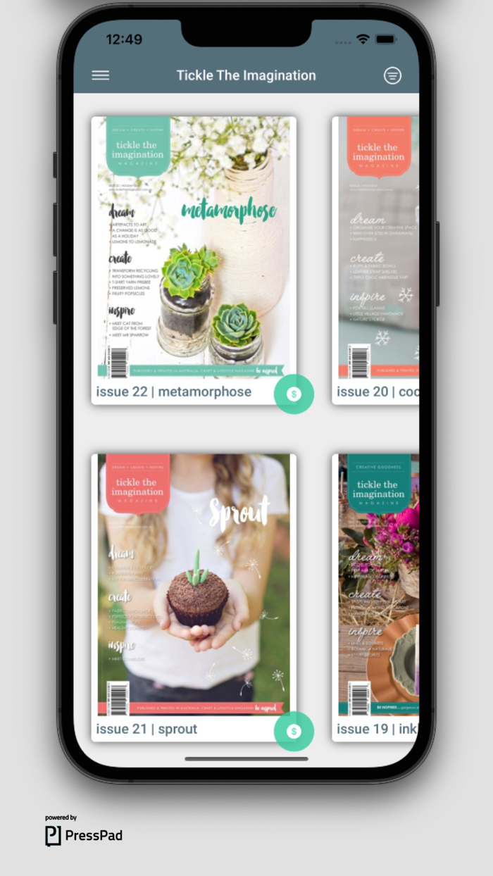 Tickle The Imagination app