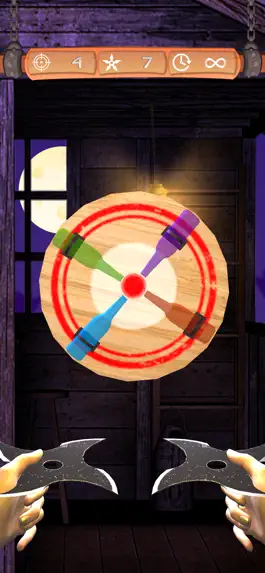 Game screenshot Ninja Shuriken Hit & Knockdown hack