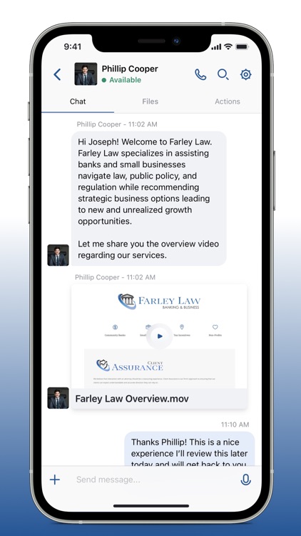 Farley Law: Client Portal