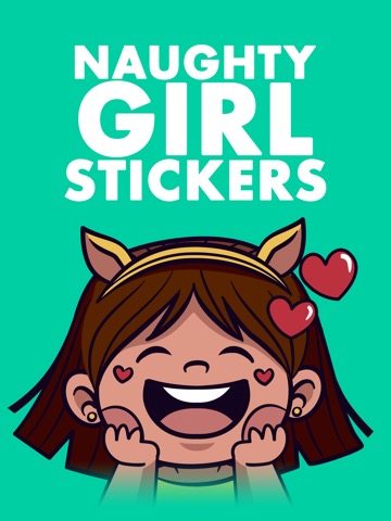 Naughty Girl Stickersのおすすめ画像1