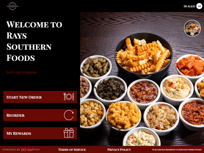Rays Southern Foods App