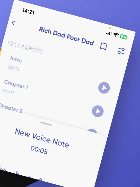 Screenshot #5 pour Knote - Organized voice notes