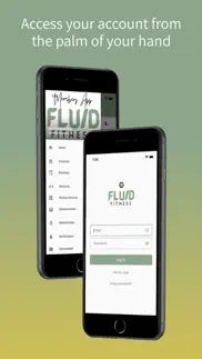 fluid fitness iphone screenshot 1