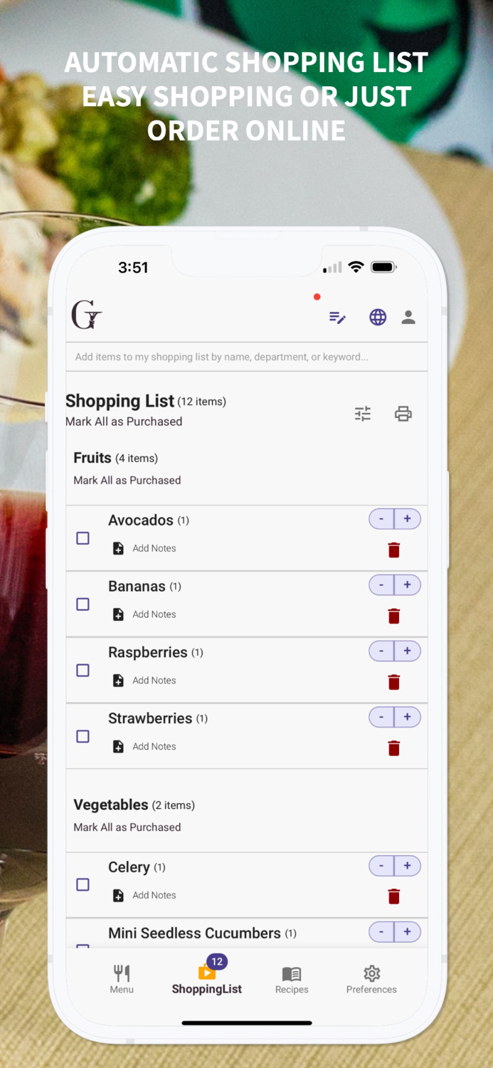 Guustav - Plan Shop and Eat