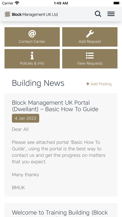 Block Management UK Ltd Screenshot