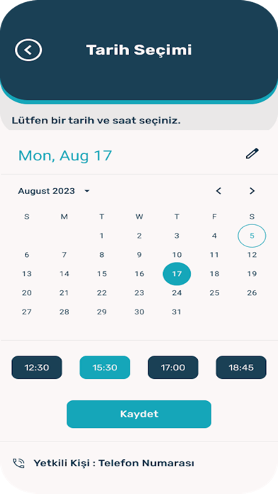 Tekeli Tur Servis Sistemi Screenshot