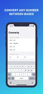 Hex & Binary Convertor screenshot #1 for iPhone