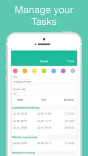 chrono plus – time tracker iphone screenshot 2