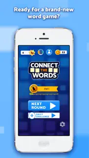 connect the words: 4 word game iphone screenshot 1
