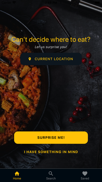SurpriseMe App Screenshot