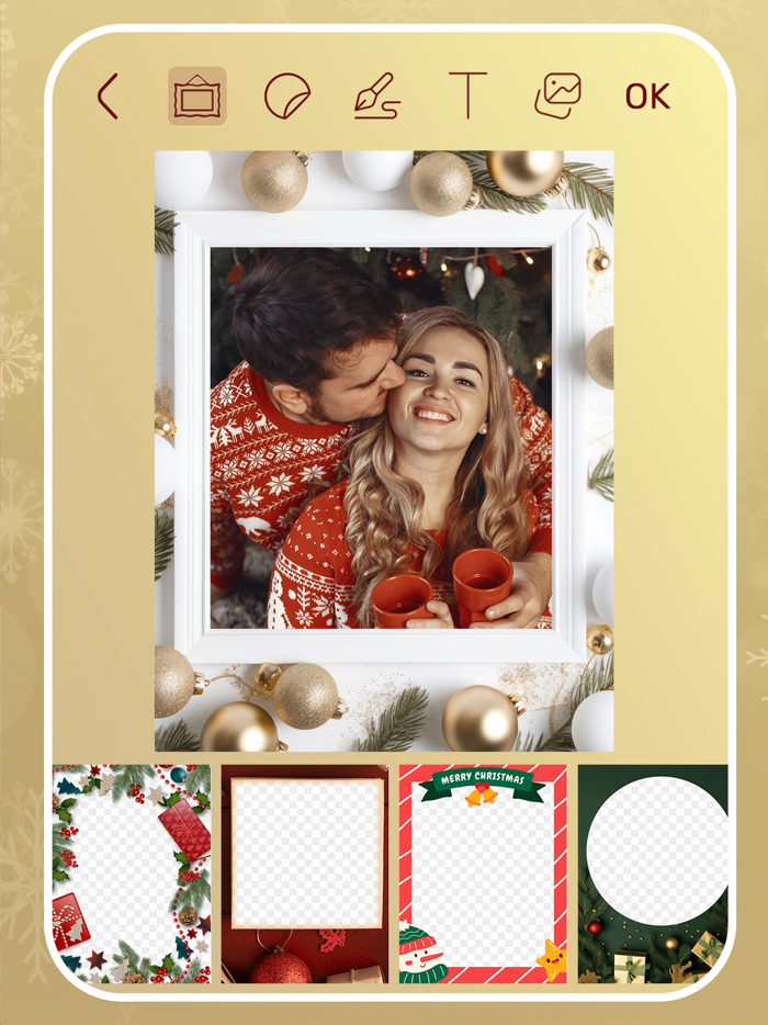 xmas frames – photo editor