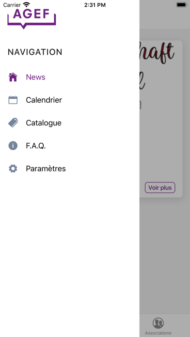 Agef App Officiel Screenshot