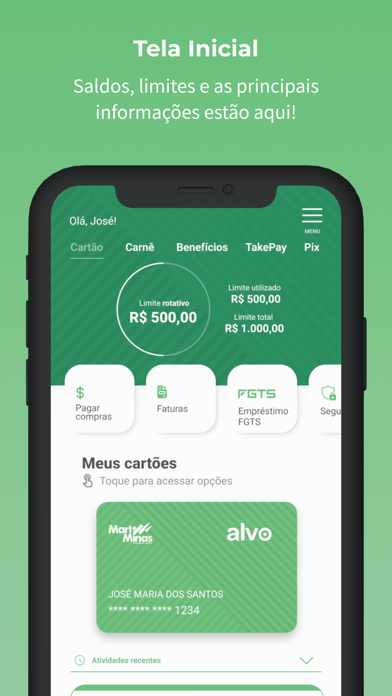 Alvo Serviços Financeiros Screenshot