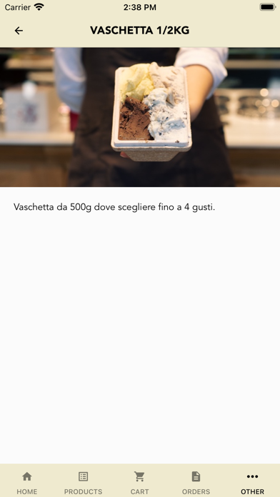 Chocolat Luxury Gelato Screenshot