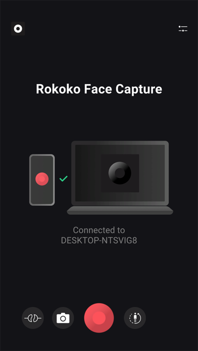 Rokoko Face Capture Screenshot