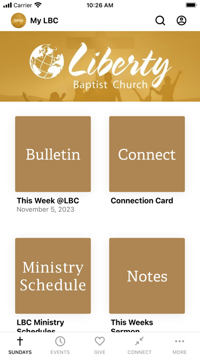 Liberty Baptist Church - IN Screenshot