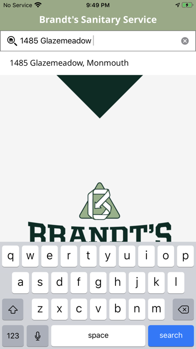 Brandt's Sanitary Service Screenshot