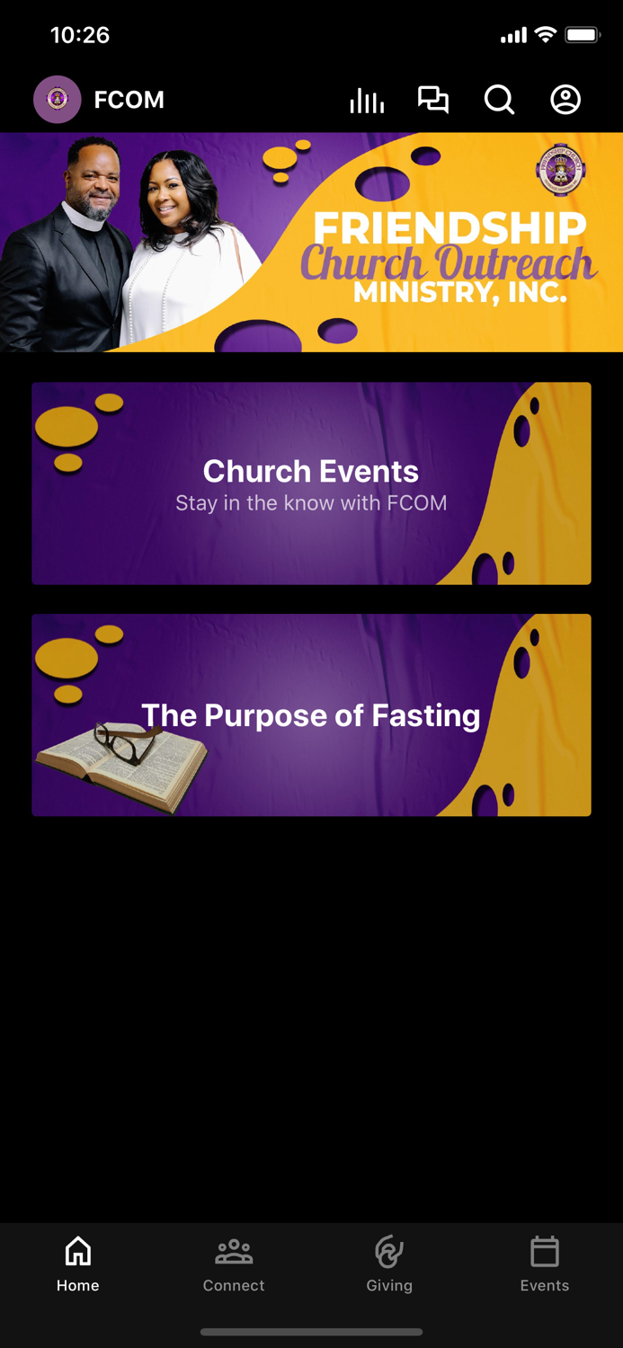 Friendship Church Outreach Min