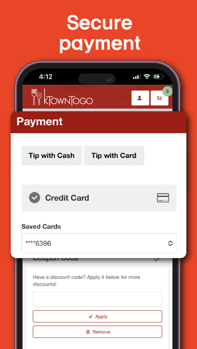 KtownTogo - Food Delivery Screenshot